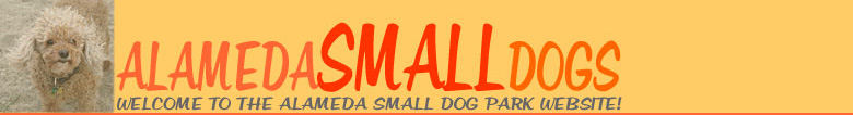 The Alameda Small Dog Park Website!