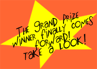The Grand Prize Winner comes forward!